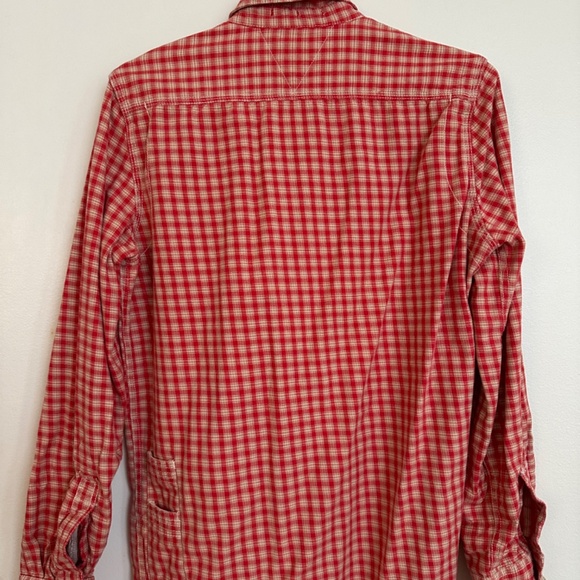 Limited Edition SuperDry Plaid Red Collared Shirt - Picture 4 of 9
